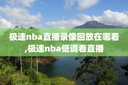 极速nba直播录像回放在哪看,极速nba低调看直播