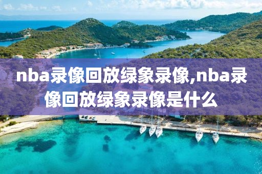 nba录像回放绿象录像,nba录像回放绿象录像是什么