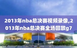 2013年nba总决赛视频录像,2013年nba总决赛全场回放g7