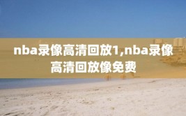 nba录像高清回放1,nba录像高清回放像免费