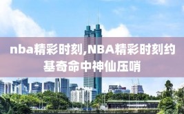 nba精彩时刻,NBA精彩时刻约基奇命中神仙压哨