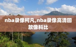 nba录像柯凡,nba录像高清回放像科比