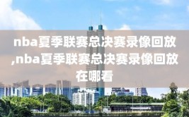 nba夏季联赛总决赛录像回放,nba夏季联赛总决赛录像回放在哪看