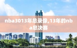 nba3013年总录像,13年的nba总决赛