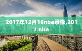 2017年12月16nba录像,2017 nba