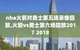 nba火箭对勇士第五场录像回放,火箭vs勇士第六场回放2017 2018