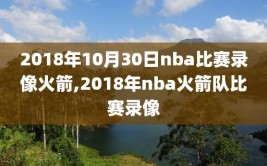 2018年10月30日nba比赛录像火箭,2018年nba火箭队比赛录像