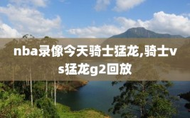 nba录像今天骑士猛龙,骑士vs猛龙g2回放