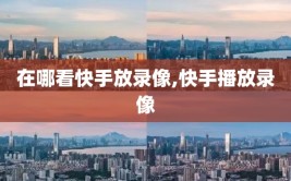 在哪看快手放录像,快手播放录像