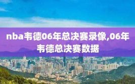 nba韦德06年总决赛录像,06年韦德总决赛数据